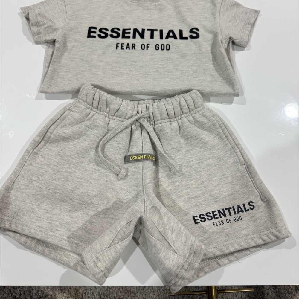 Essentials Kids Light Gray Apparel